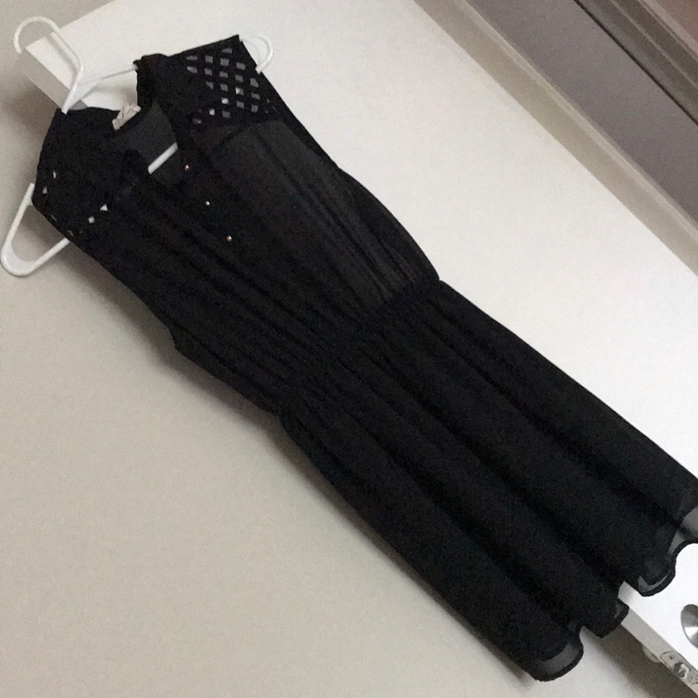 Black sheer LBD